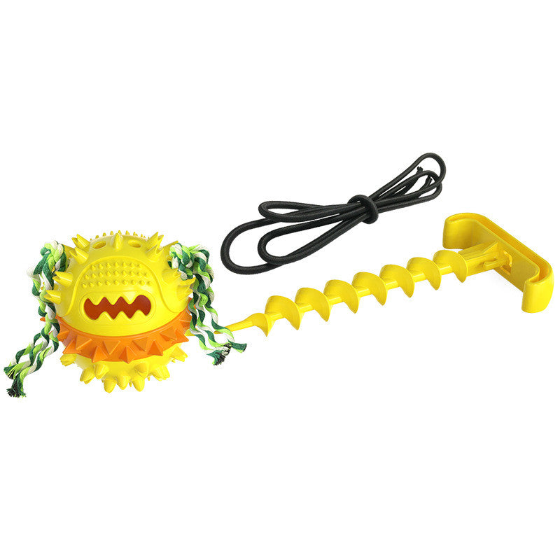 Dog Bite Resistant Outdoor Rope and Ball Toy