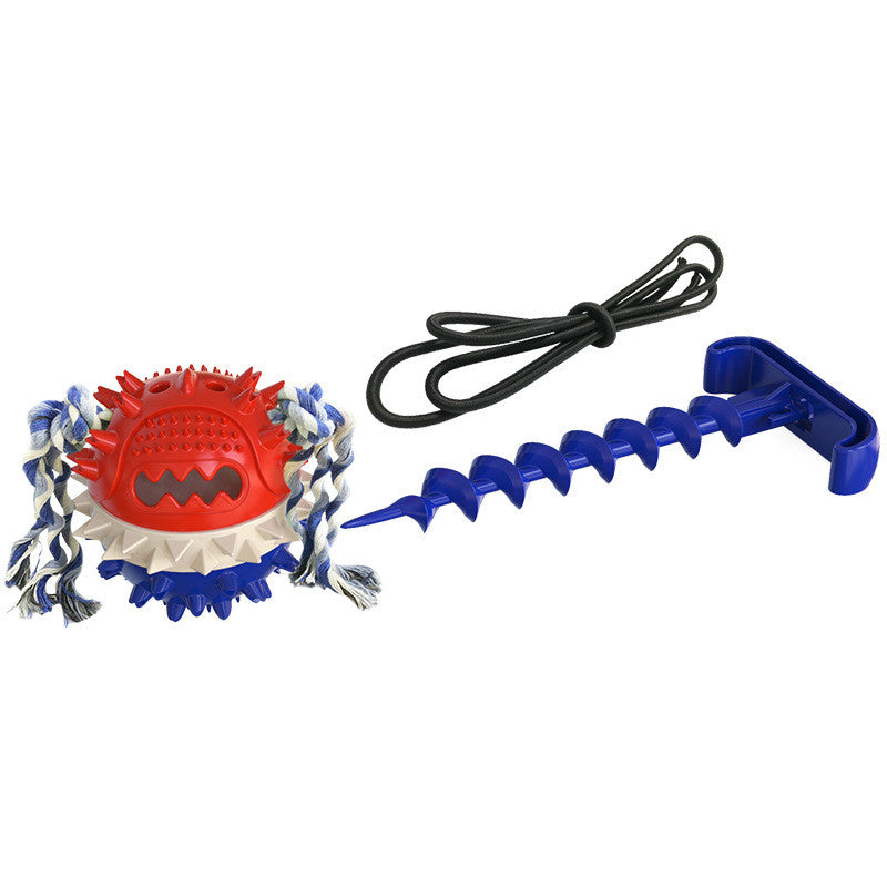 Dog Bite Resistant Outdoor Rope and Ball Toy