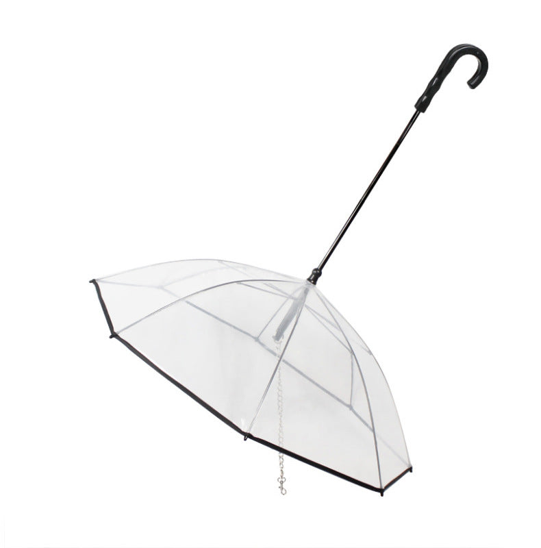 Dog's Transparent Umbrella leash