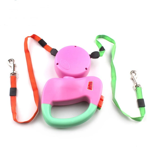 Retractable Dual Dog Walking Leash