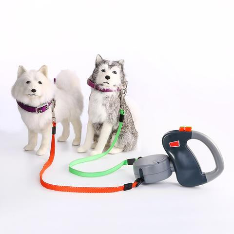 Retractable Dual Dog Walking Leash
