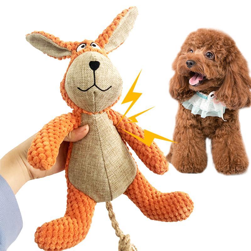Dog Plush Toys Pet Squeaky Animal, Dog Bite-Resistant, Interactive Toys
