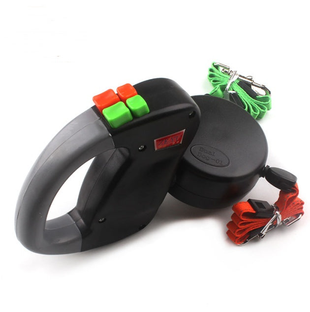 Retractable Dual Dog Walking Leash