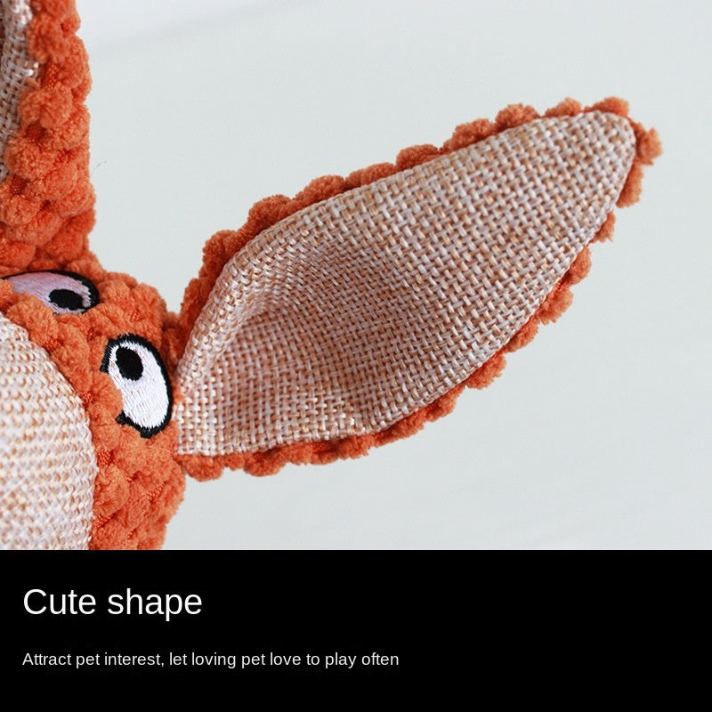 Dog Plush Toys Pet Squeaky Animal, Dog Bite-Resistant, Interactive Toys