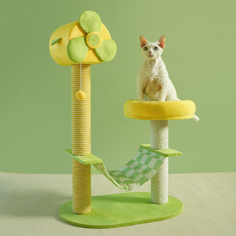 Cat Climbing Frames And Multi-level Cat Towers With Durable Scratching Posts,