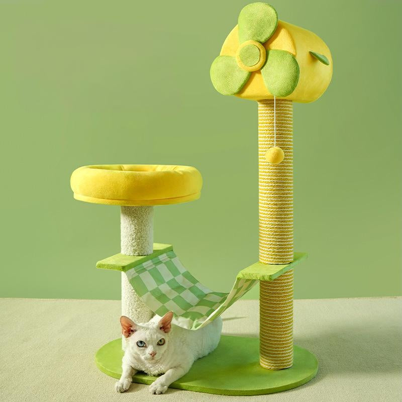 Cat Climbing Frames And Multi-level Cat Towers With Durable Scratching Posts,