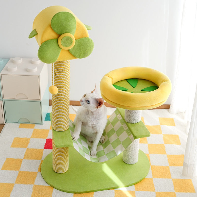 Cat Climbing Frames And Multi-level Cat Towers With Durable Scratching Posts,